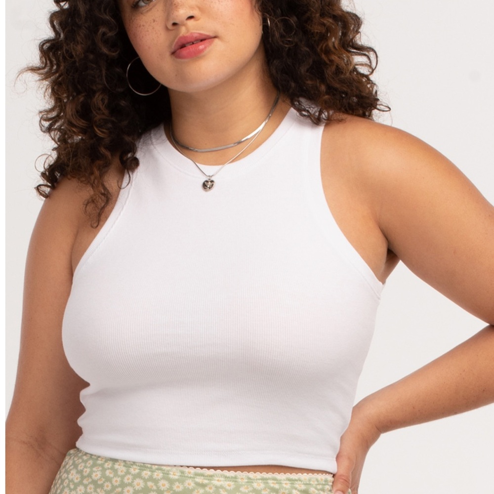 FULL TILT Essentials High Neck Womens Tank Top